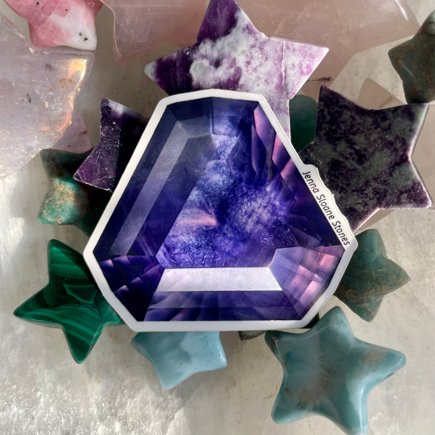 Purple Sri Lanka Sapphire Sticker image 0