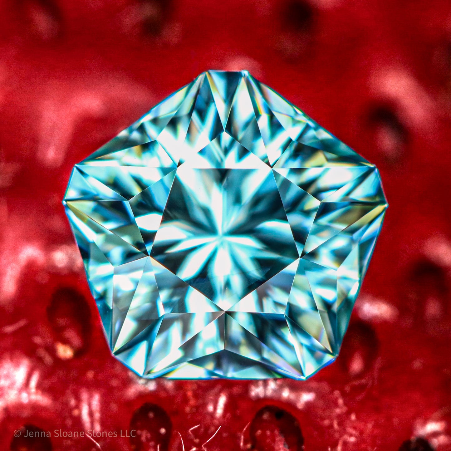 1.28ct Blue Zircon