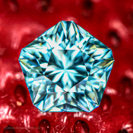 1.28ct Blue Zircon