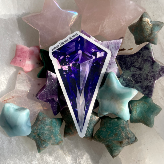 Purple Tunduru Sapphire Sticker image 0